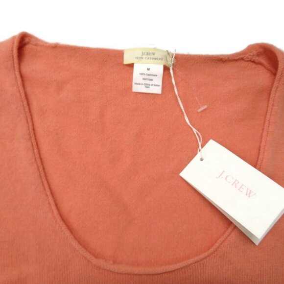 J Crew Womens Cashmere Sweater Pullover Top Pink M - Picture 2 of 4